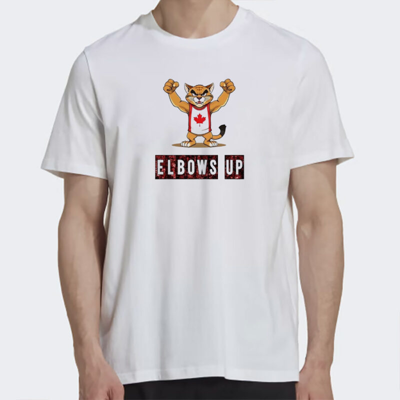 Canada Elbows Up Angry Cougar shirt