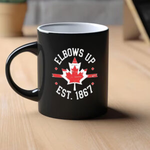 Canada Elbows up Est 1867 Mug, Elbows up Mug