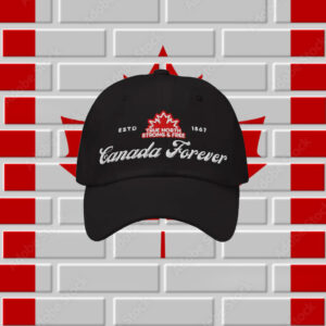 Canada Forever Retro Hat, Canada Patriotic Retro Cap, Unique Canada Hat