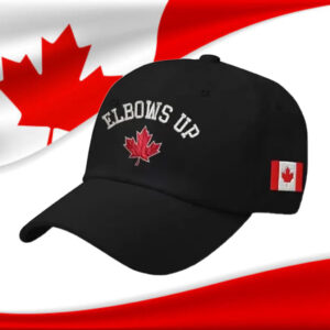 ELBOWS UP CANADA Hat – Hockey Quote Patriotic Trucker Cap, Canada is not for sale Embroidered Hat