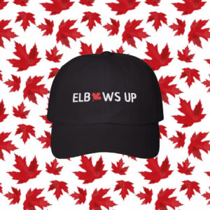 Elbows Up 2025 Hat, Canada Classic Dad Cap, Maple Leaf Embroidered Hats