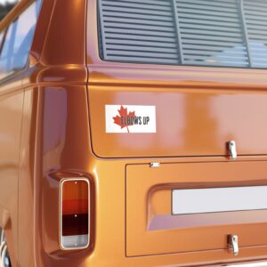 Elbows Up Canada Bumper Stickers