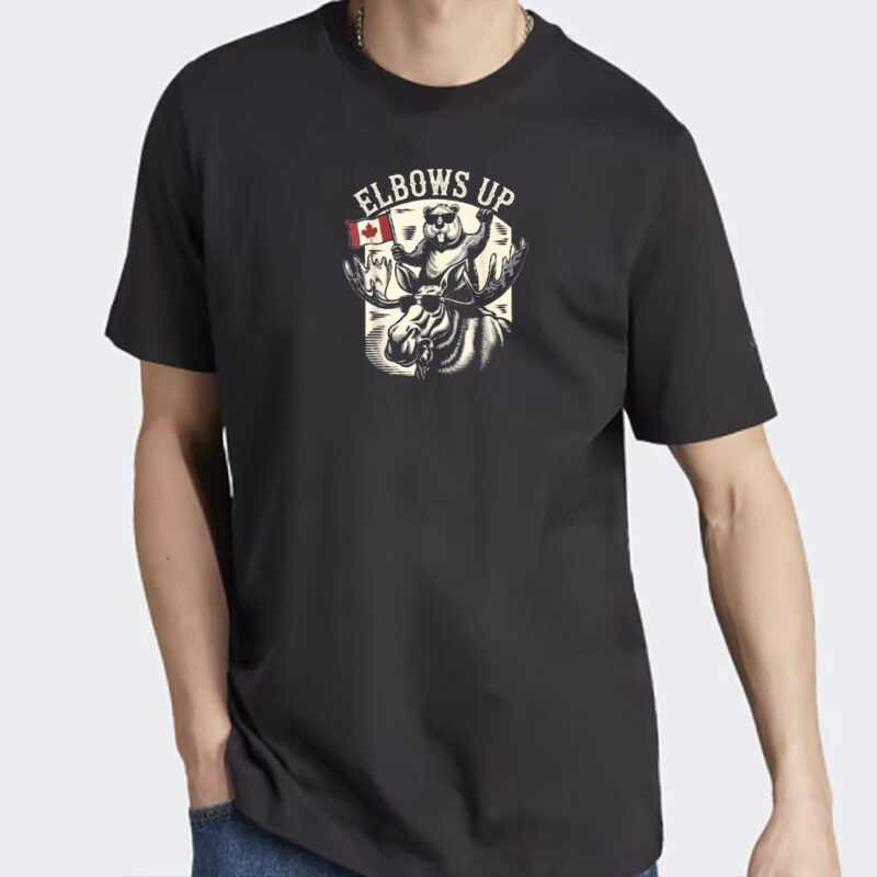 Elbows Up Canada, Canadian Hockey Culture , Proud Canadian Shirt