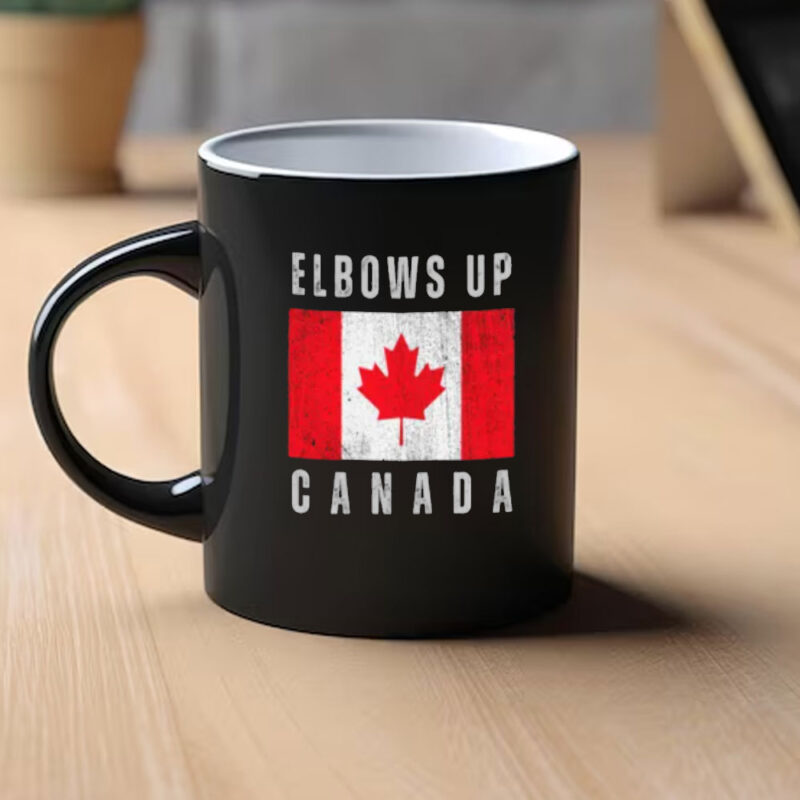 Elbows Up Canada Ceramic Mug