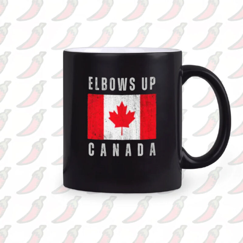 Elbows Up Canada Ceramic Mug