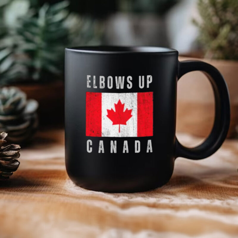 Elbows Up Canada Ceramic Mug