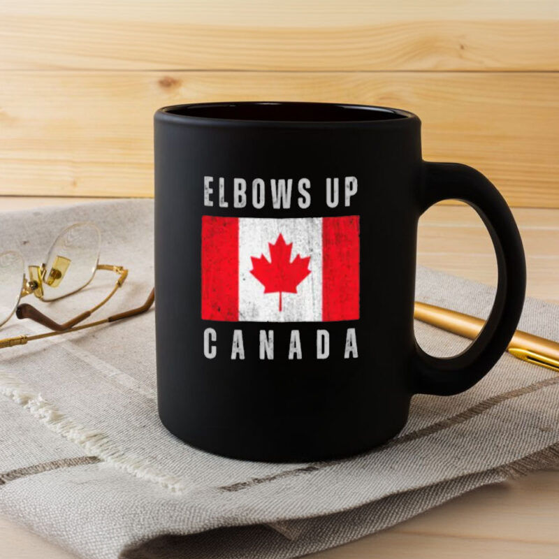 Elbows Up Canada Ceramic Mug