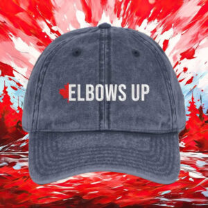 Elbows Up Canada Embroidered Baseball Cap, Canada Pride Hat Canadian Gift Idea Hat