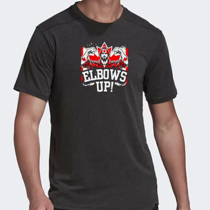 Elbows Up Canada Flag 2025 T-Shirts