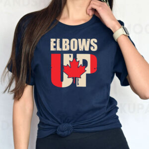 Elbows Up Canada Never 51st T-Shirt, Anti-Trump Canada Shirt, Canadian Pride Shirt