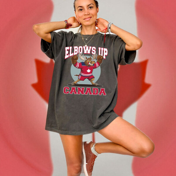 Elbows Up Canada Proud Canadian T-Shirt