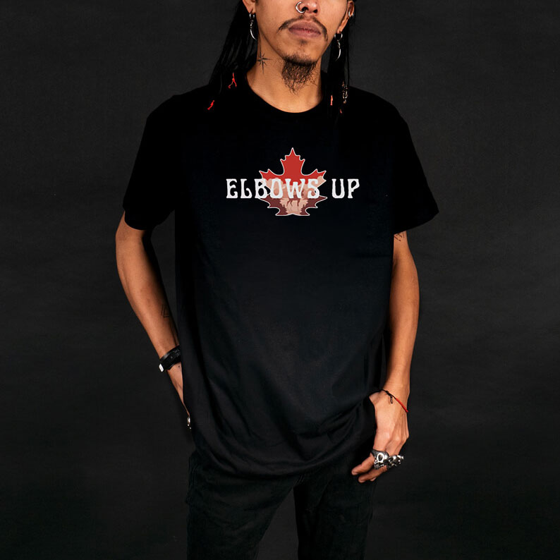 Elbows Up Canada Shirt, Anti Trump Tariffs, Subtle F ck Trump Stand With Canada Shirt