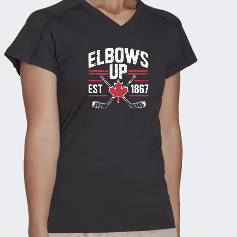 Elbows Up Canada Shirt, Canadian Pride T-Shirt,Gift for Canadians,ELBOWS UP EST 1867 Shirts