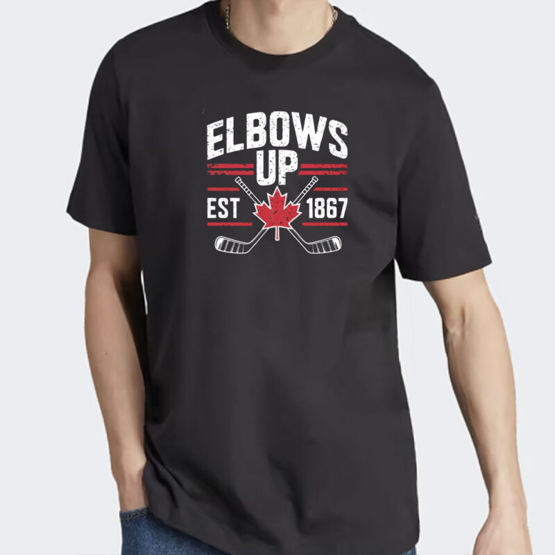 Elbows Up Canada Shirt, Canadian Pride T-Shirt,Gift for Canadians,ELBOWS UP EST 1867 Shirts