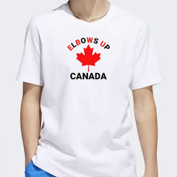 Elbows Up Canada Support Canadian Sovereignty Unisex t-shirt