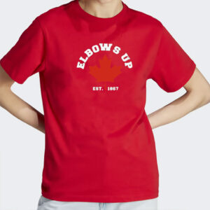 Elbows Up Canada T-Shirt Canada Fights Back Unisex Shirt