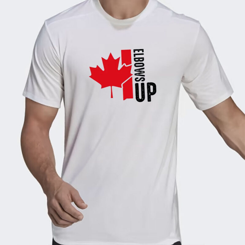 Elbows Up Canada T-Shirt,Canadian Pride T-Shirt