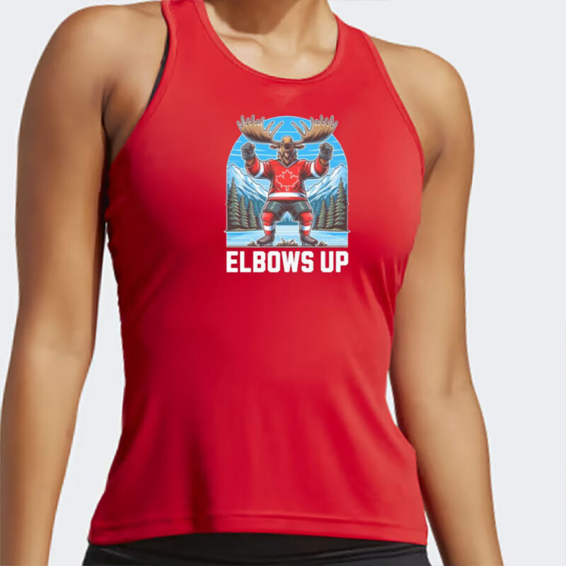 Elbows Up Canada TShirt, Canadian Moose Hockey Tee, Canada Not For Sale Shirt