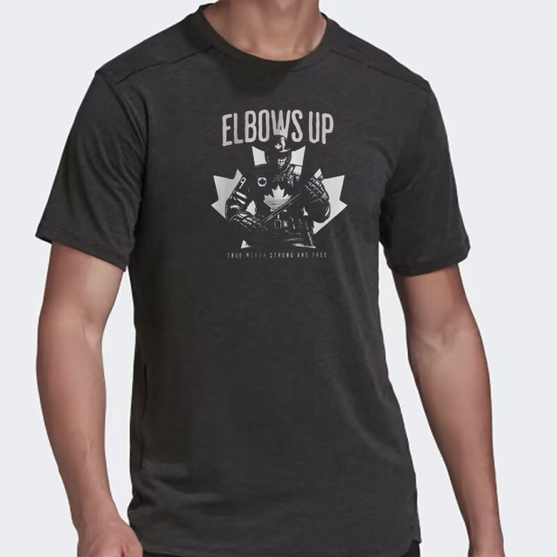 Elbows Up Canada TShirt! Team Canada Hockey, Canada Not For Sale Shirt