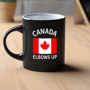 Elbows Up Canada flag Mug, Elbows Up Canada Mug