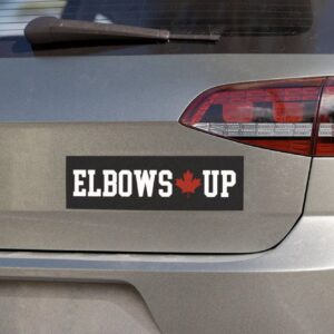 Elbows Up Canadian Car Magnets, Support Canada
