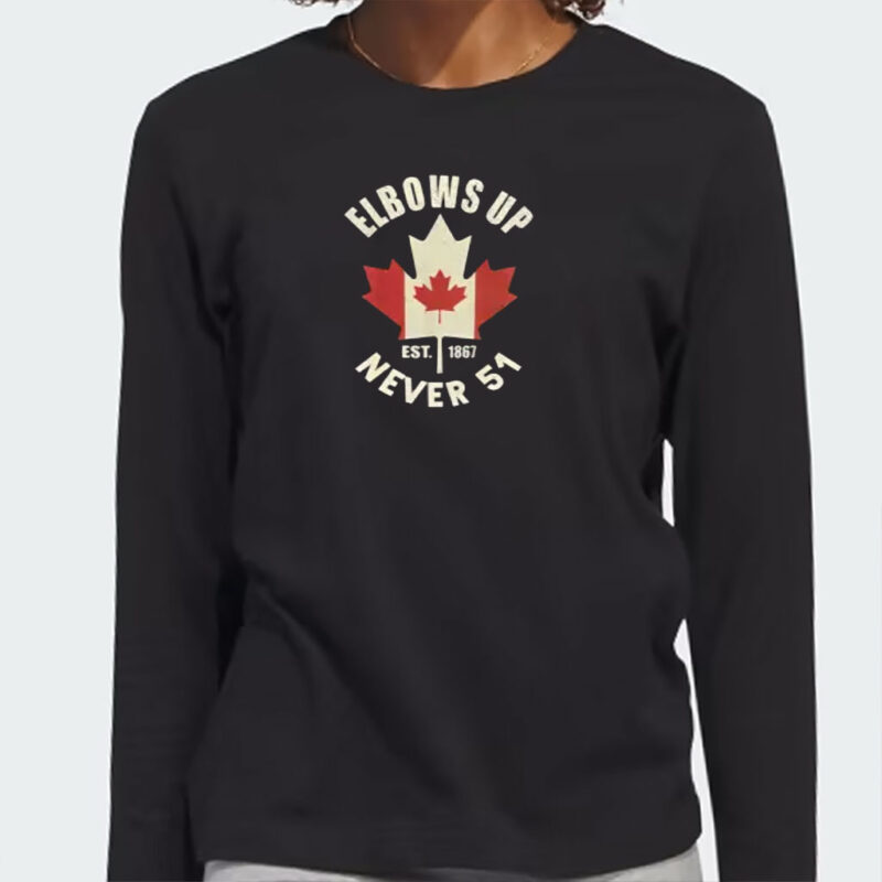 Elbows Up Est 1867, Never 51 Shirts