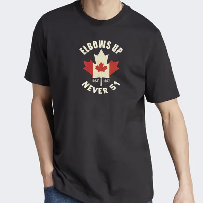 Elbows Up Est 1867, Never 51 Shirts