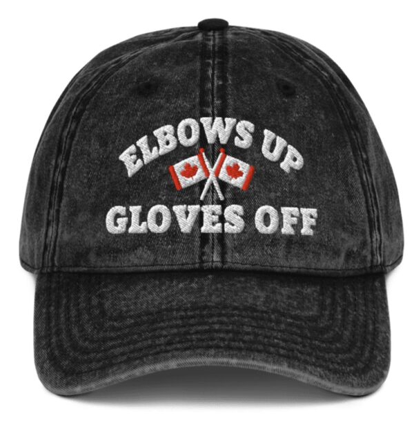 Elbows Up Gloves Off Canada Vintage Cap
