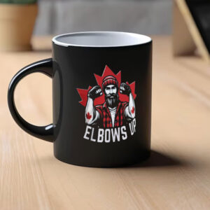 Elbows Up Male Mug