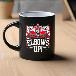 Elbows Up Mug, Canadian Pride Mug, Canada Maple Leaf Mug