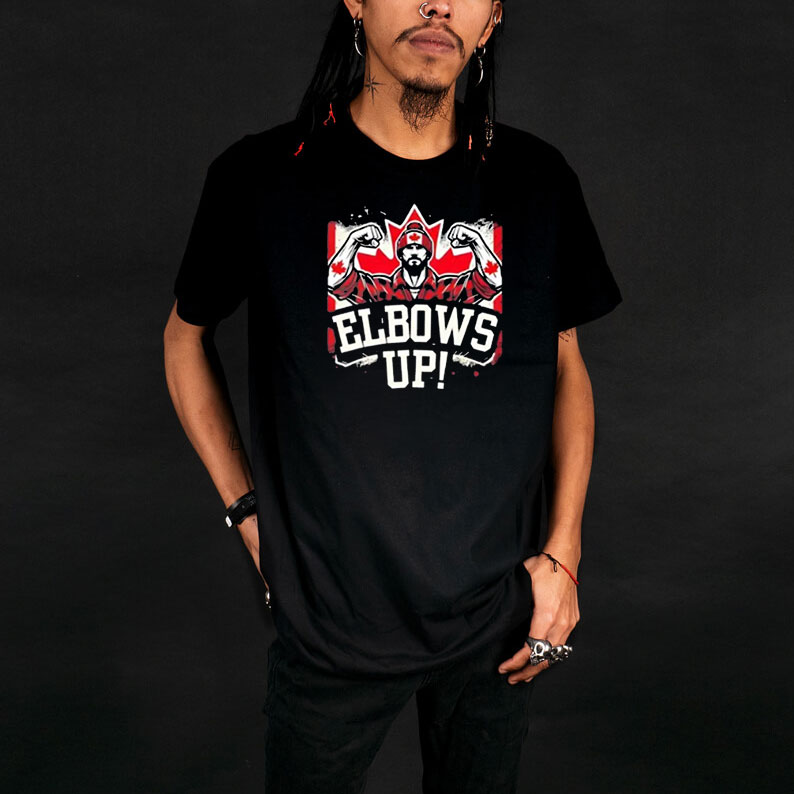 Elbows Up Shirt, Canadian Pride Shirt, Canada Maple Leaf Shirt