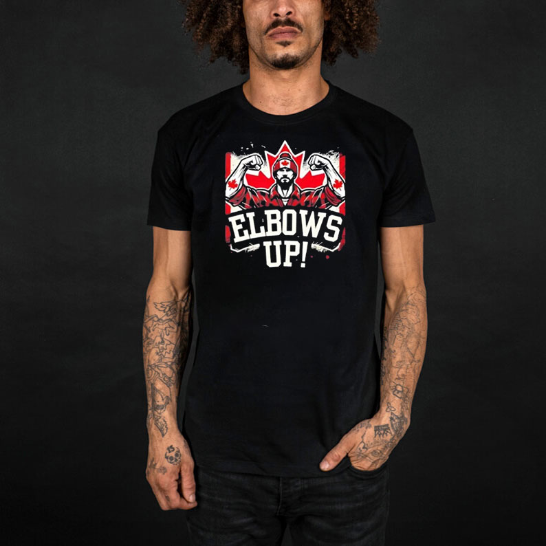 Elbows Up Shirt, Canadian Pride Shirt, Canada Maple Leaf Shirt