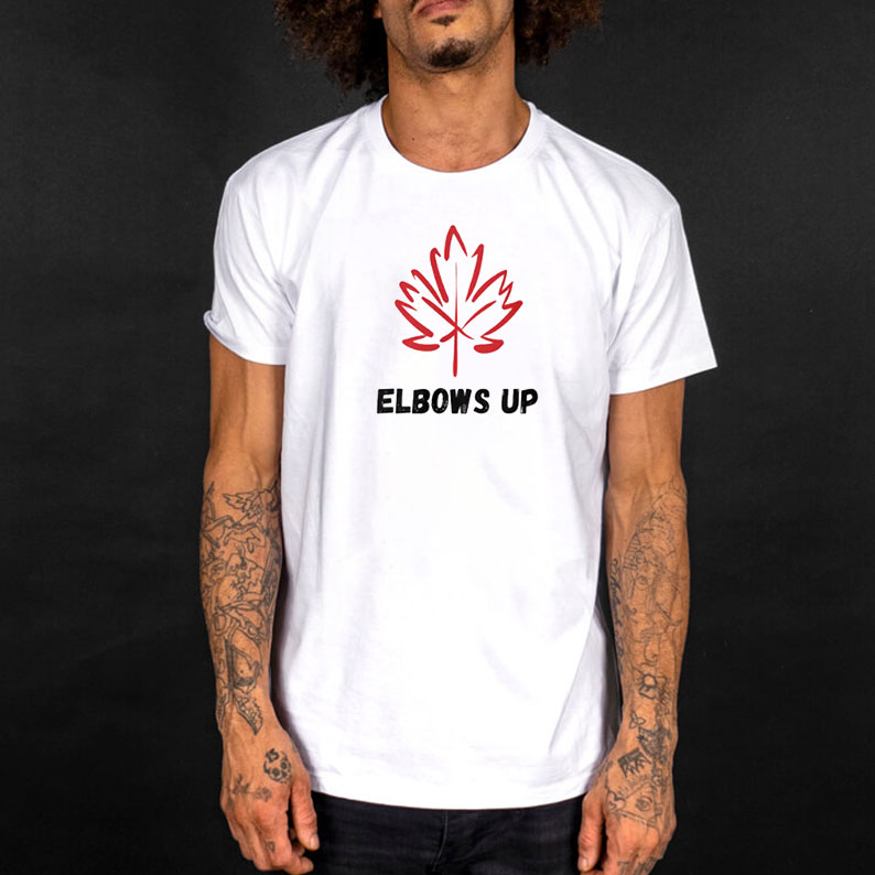 Elbows Up Shirt, Stand Strong Canada, Canadian Pride Shirt