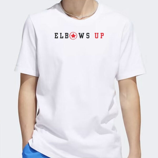Elbows Up T-Shirt, Anti-Trump Graphic Tee, Canadian Pride Apparel, Unique Gift for Friends,Elbows Up T-Shirt