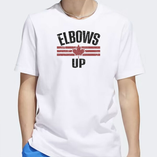 Elbows Up Unisex T-shirt, Canada Pride Tee, Humor Shirt