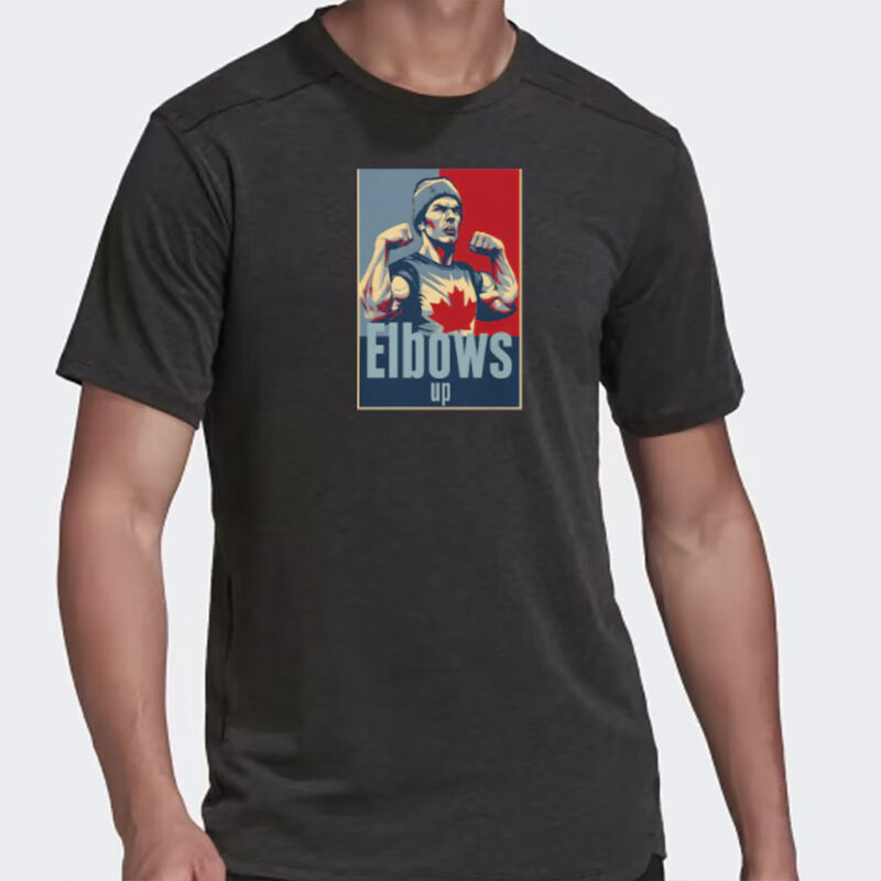 Elbows up Shirt, Canada Shirt,Fun Workout Tee, Gym Apparel, Gift for Fitness Enthusiasts Shirt
