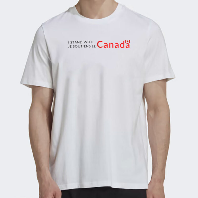 I Stand With Canada Shirt, Patriotic Tshirt, Canadian Flag Shirt