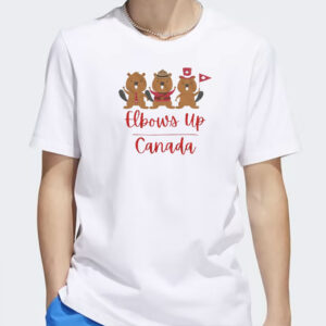 Kiddie Speak stands with Canada, Elbows Up, Canada Shirt