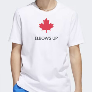 Maple Leaf Elbows Up Shirt, SLIM FIT Canadian Pride Shirt