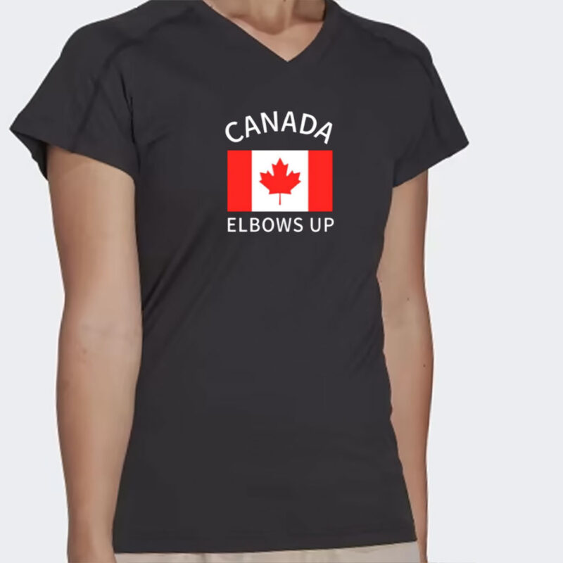 Official Elbows Up Canada Flag T-shirt, Elbows Up Canada Shirt