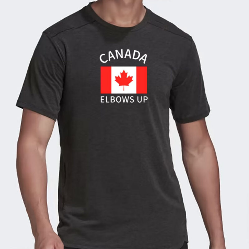 Official Elbows Up Canada Flag T-shirt, Elbows Up Canada Shirt