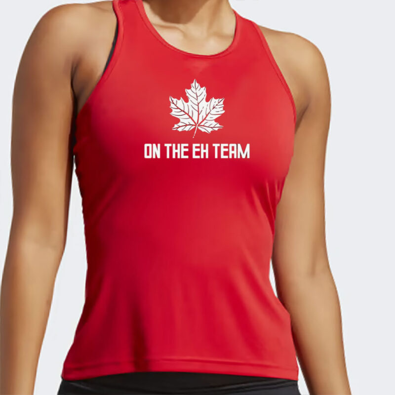 On The Eh Team Funny Maple Leaf Canadian Pride 1st July Canada Day Graphic Tee Shirt