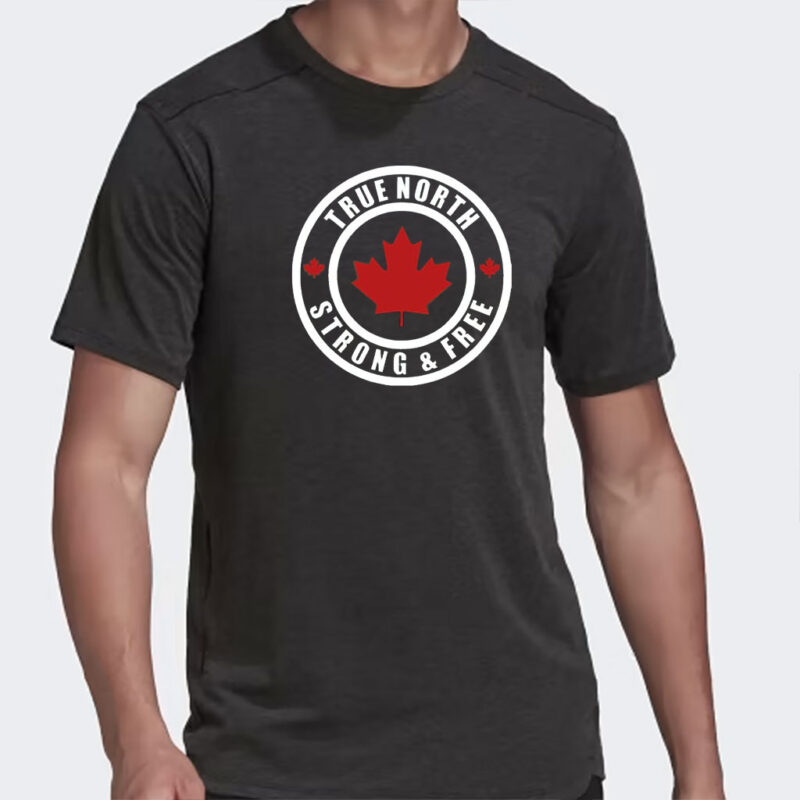 Strong And Free Canadian Shirt, Canadian Flag Shirt