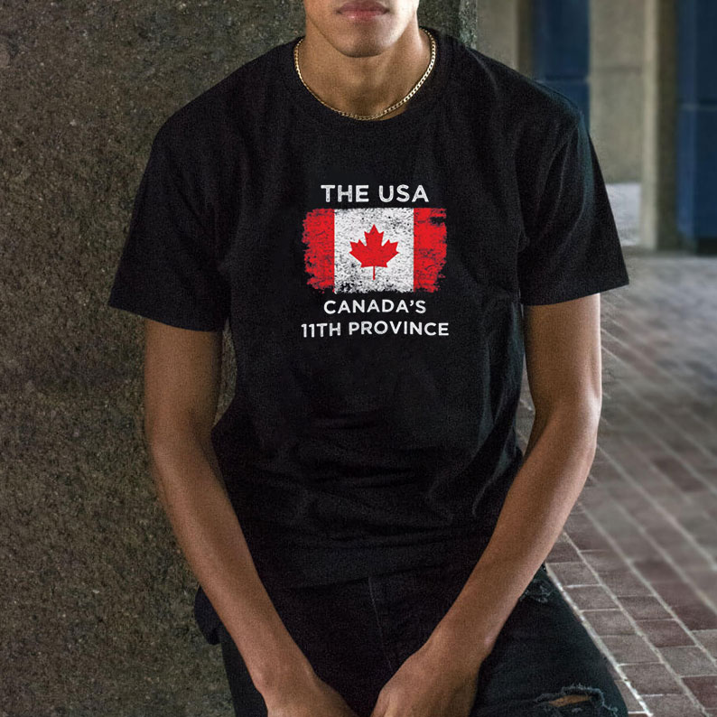 The USA Canada’s 11th Province, Canada Flag Shirt