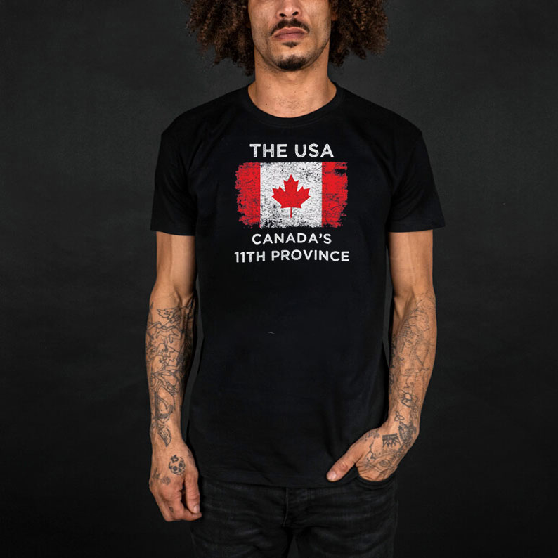 The USA Canada’s 11th Province, Canada Flag Shirt