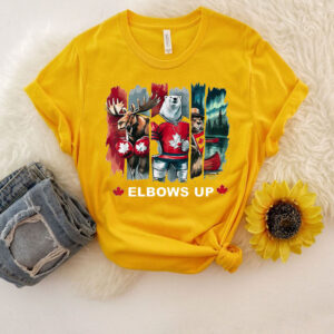 Elbows Up Canada Est 1867 Proud Canadian Strong Canada 2025 T-Shirt