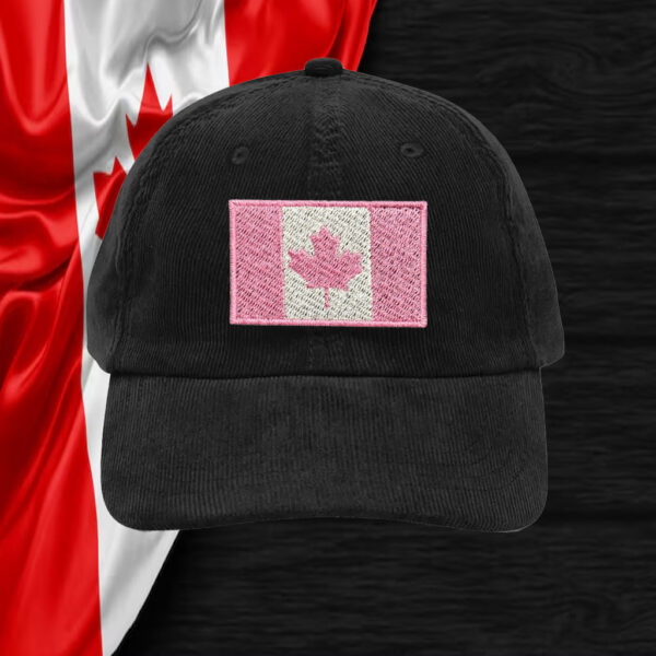 Pink Canada Flag 2025 Hats
